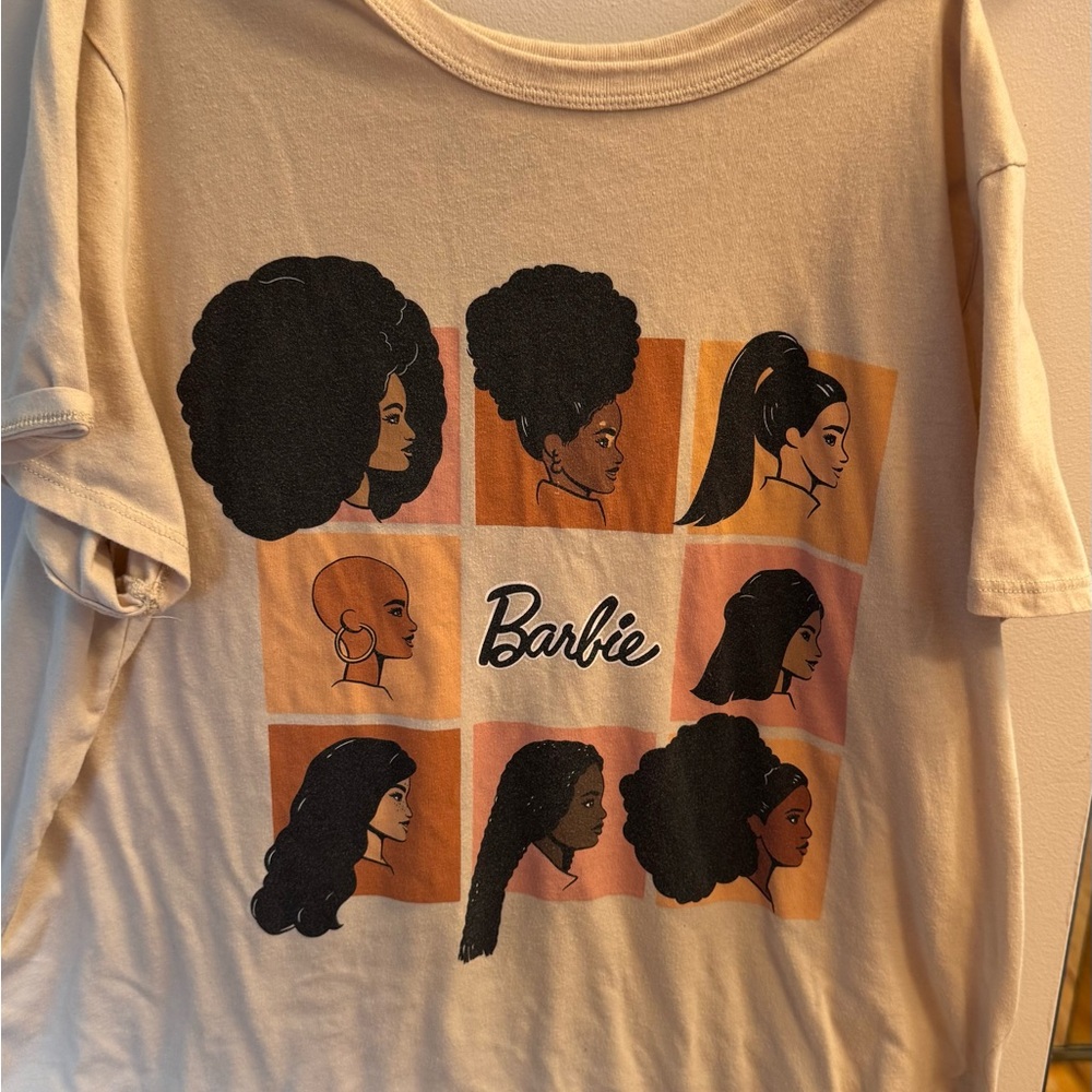 Barbie Cream Hybrid T-Shirt